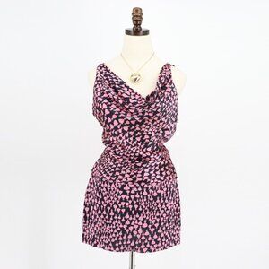 Vintage Betsey Johnson New York Ballerina Ballet Print 2 Piece Skirt Set